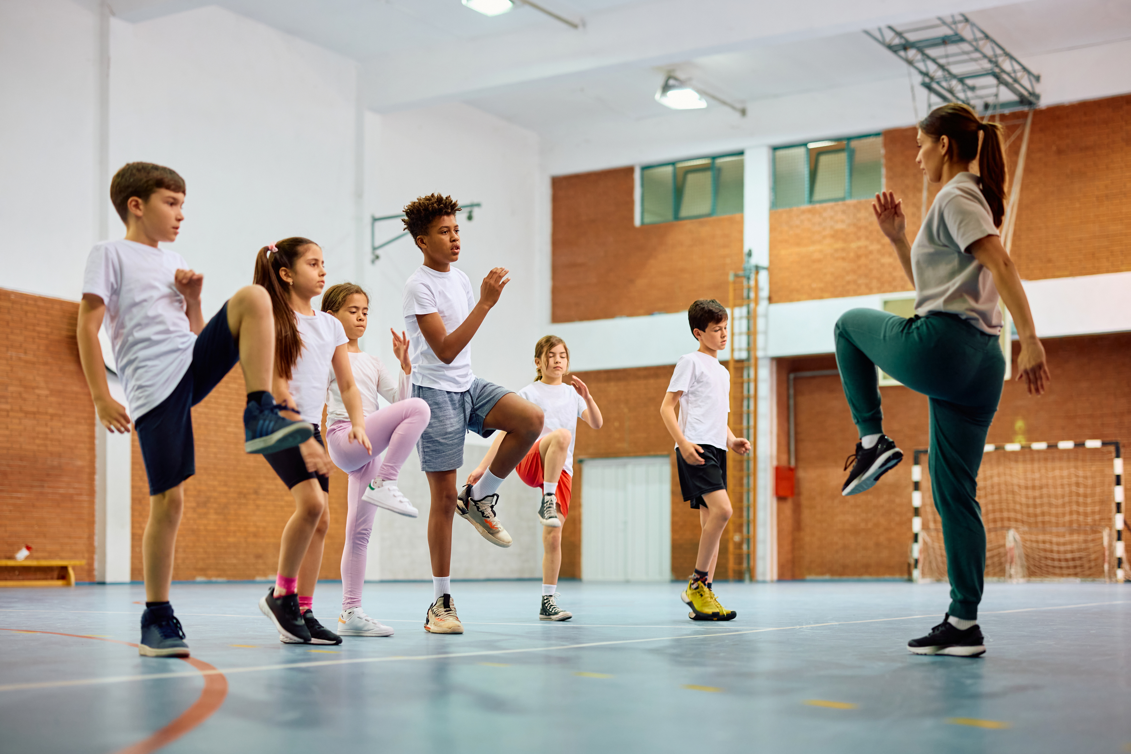 Physical Education Activities in Ontario Gymnasium